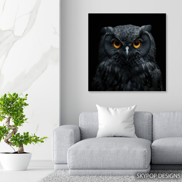 Owl Portrait Art