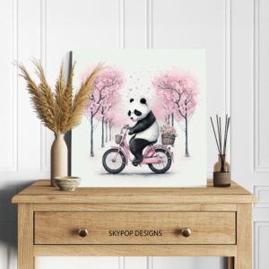 Panda Bicycle Art