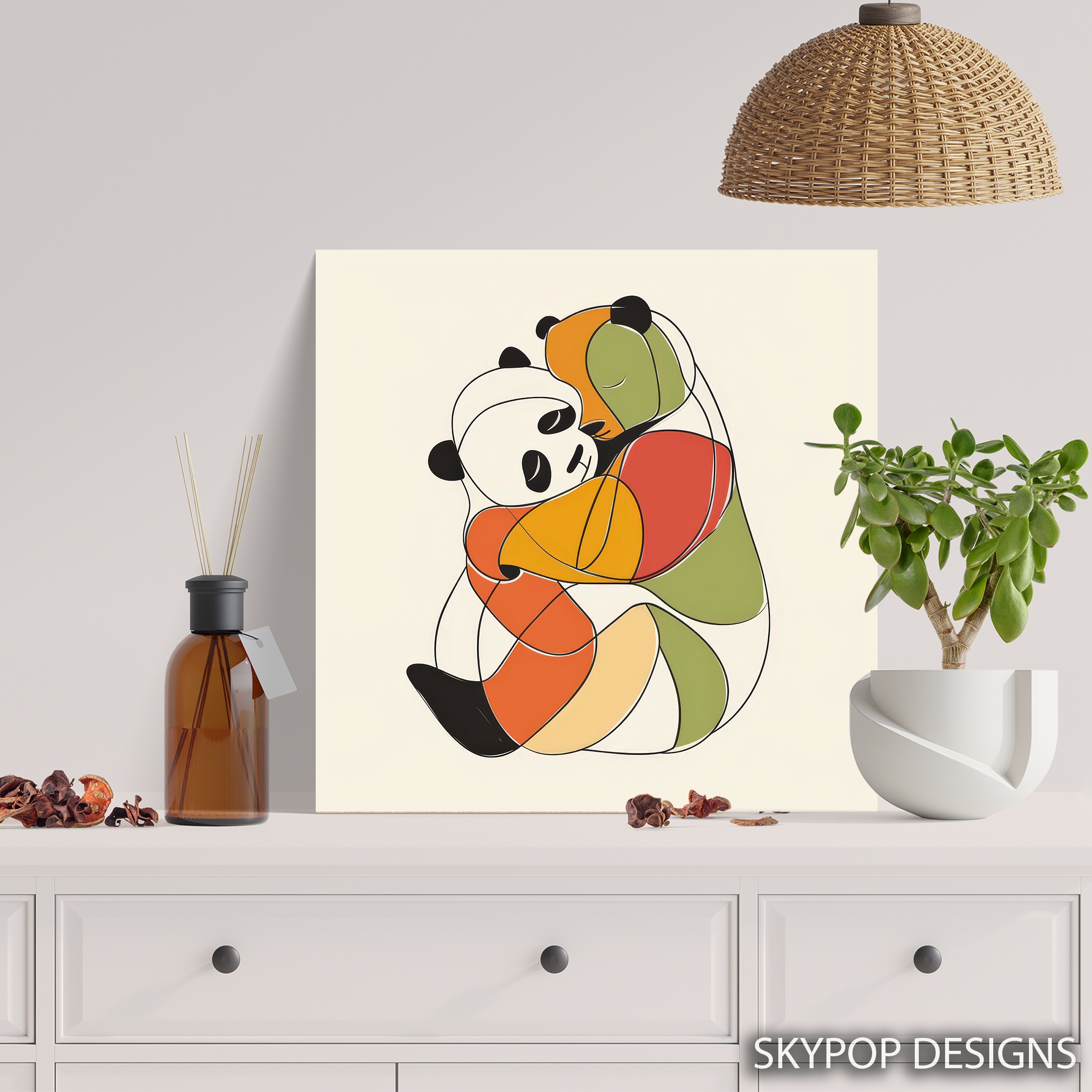 5.jpg Panda Mama Hug Art