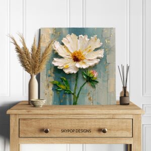 White Daisy Art