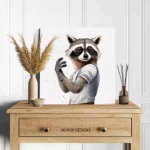 Raccoon Art