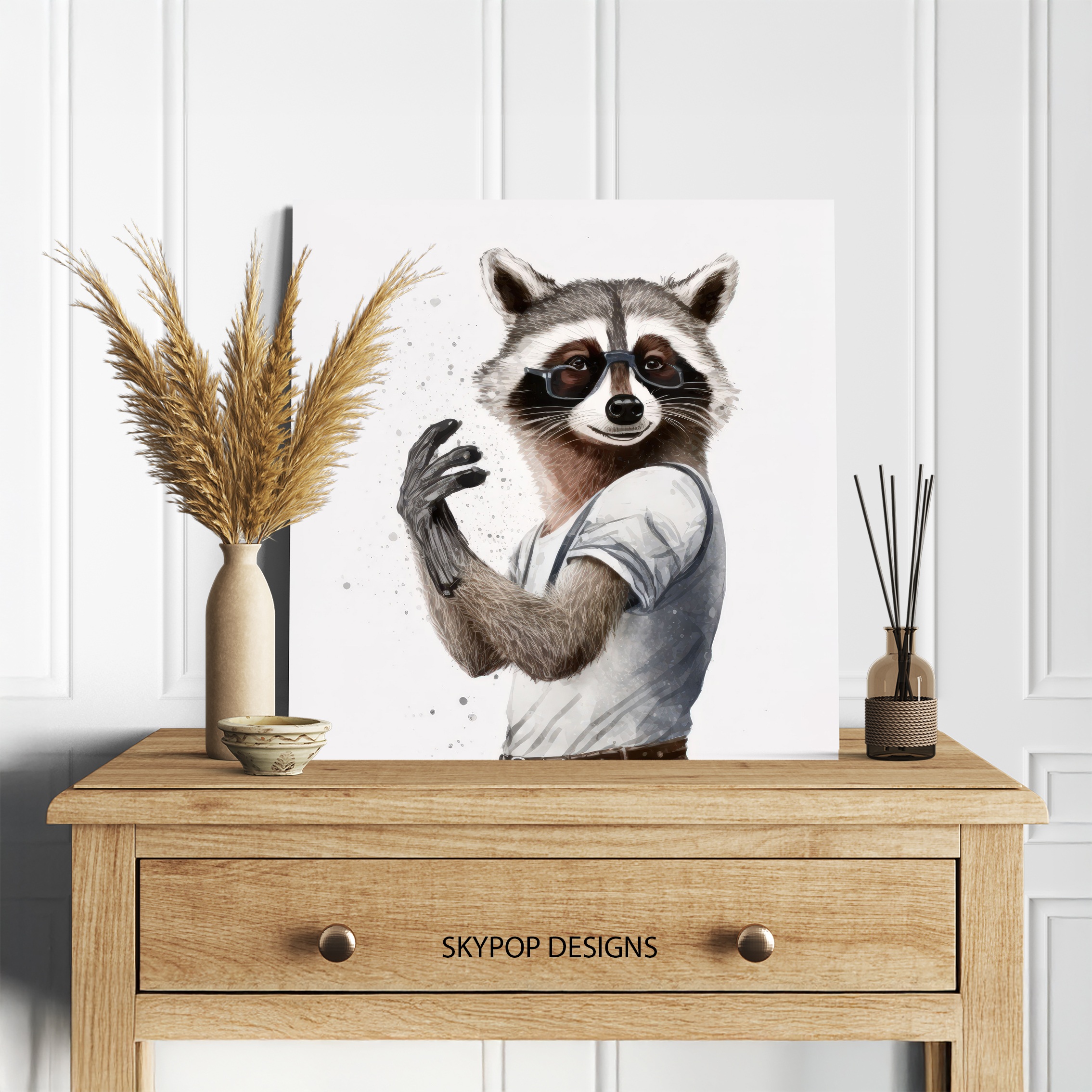 5.jpg Raccoon Art
