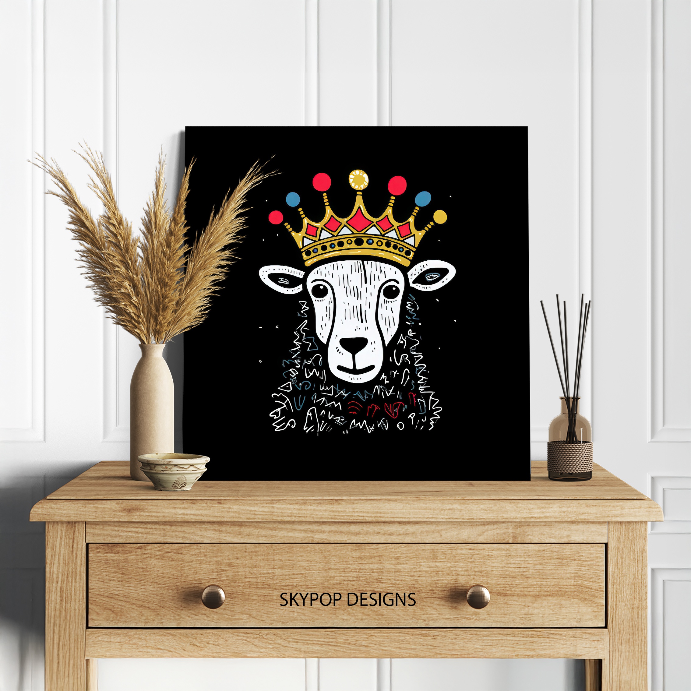 5.jpg Crowned Sheep Art