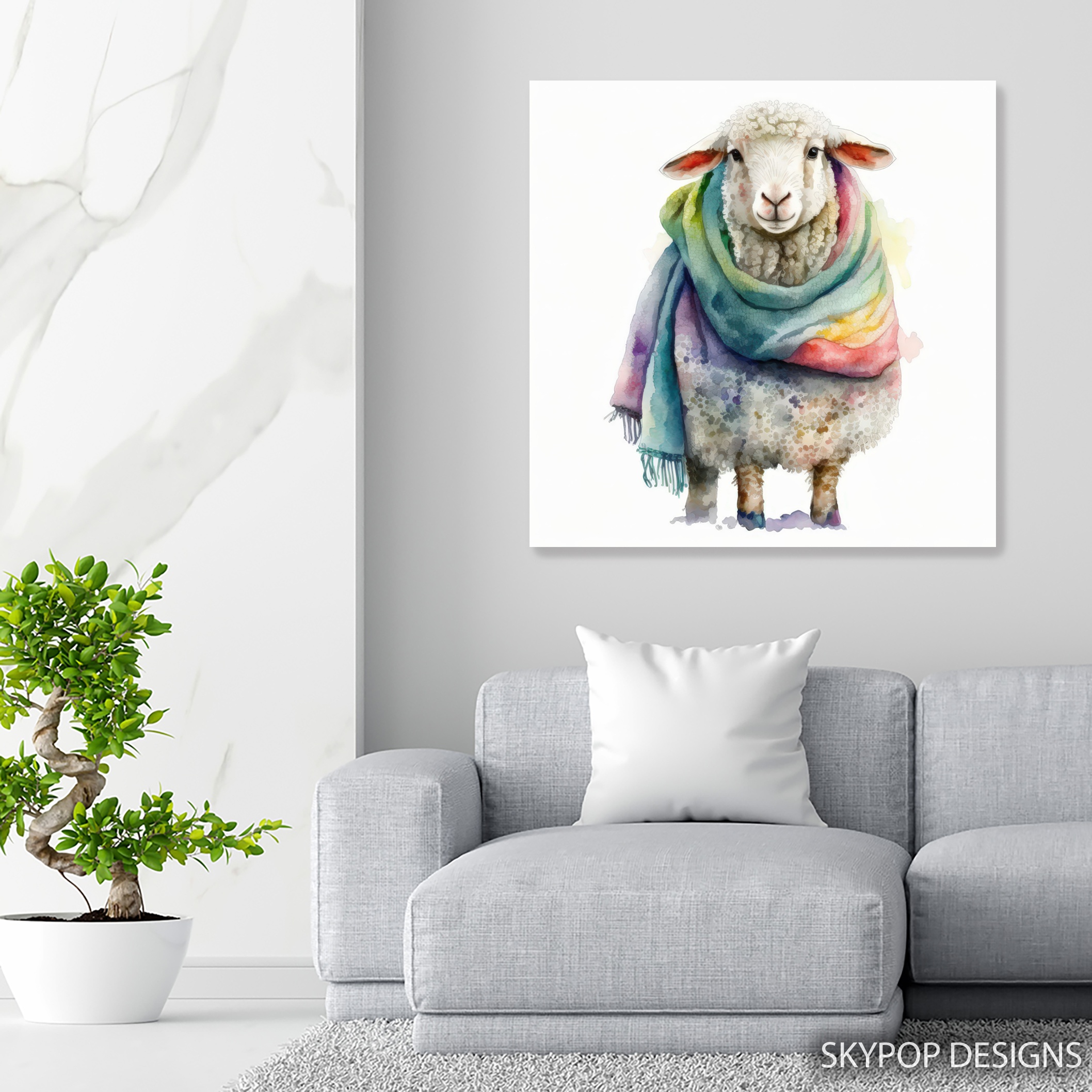 5.jpg Sheep Art