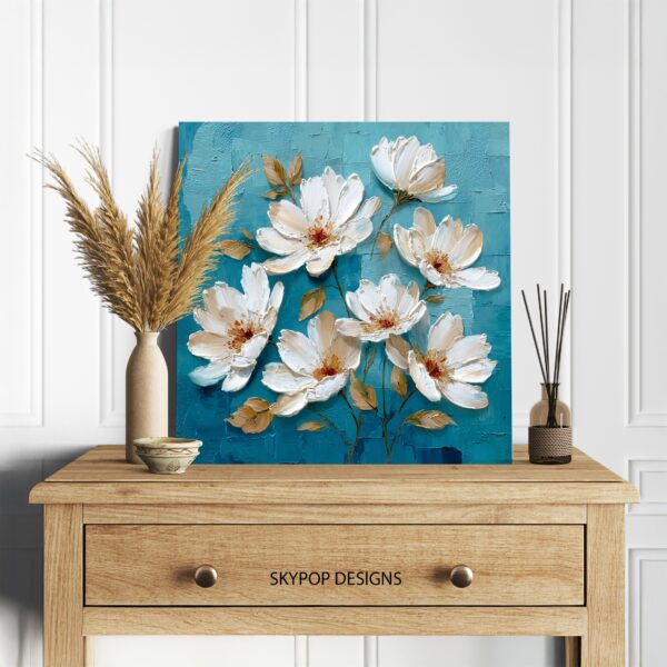 White Flowers Art