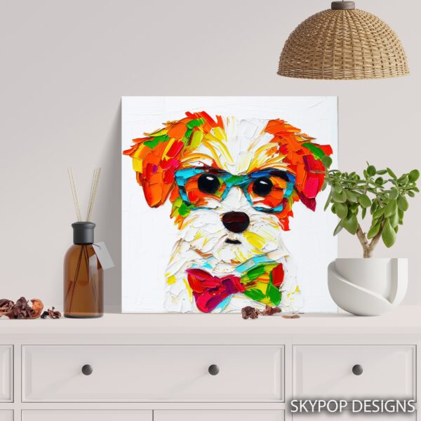 Shih Tzu With Glasses Art