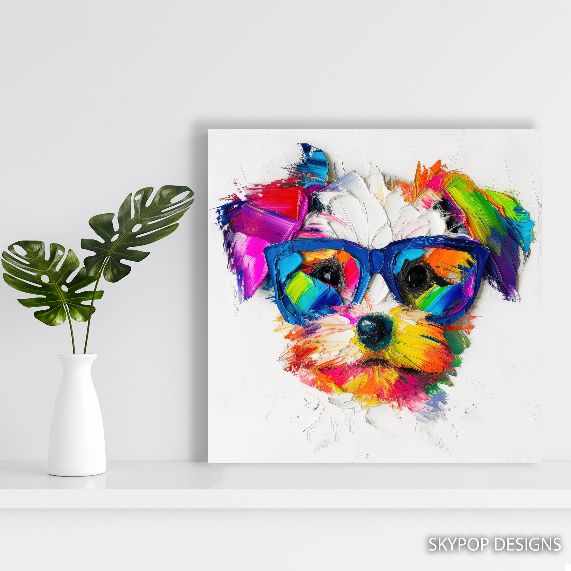 5.jpg Bichon Frise Dog Art