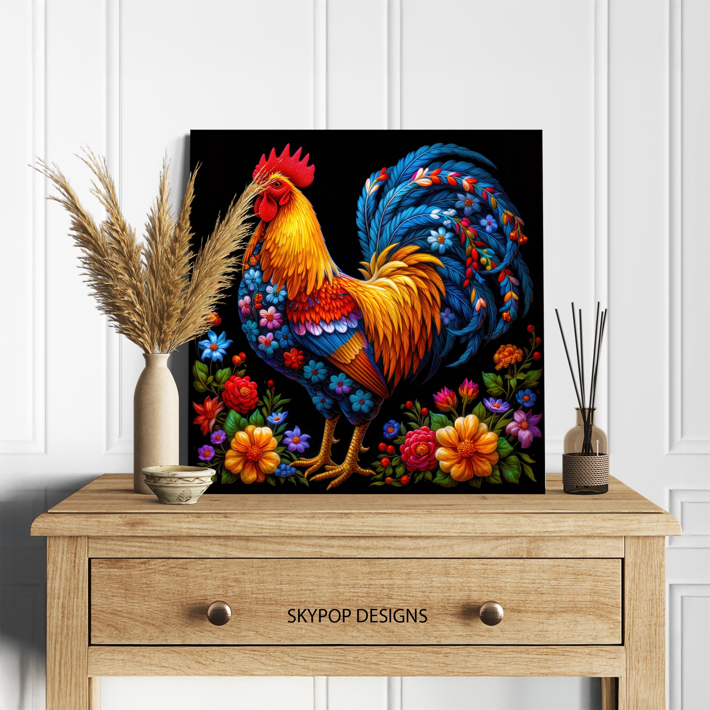 5.jpg Rooster Art