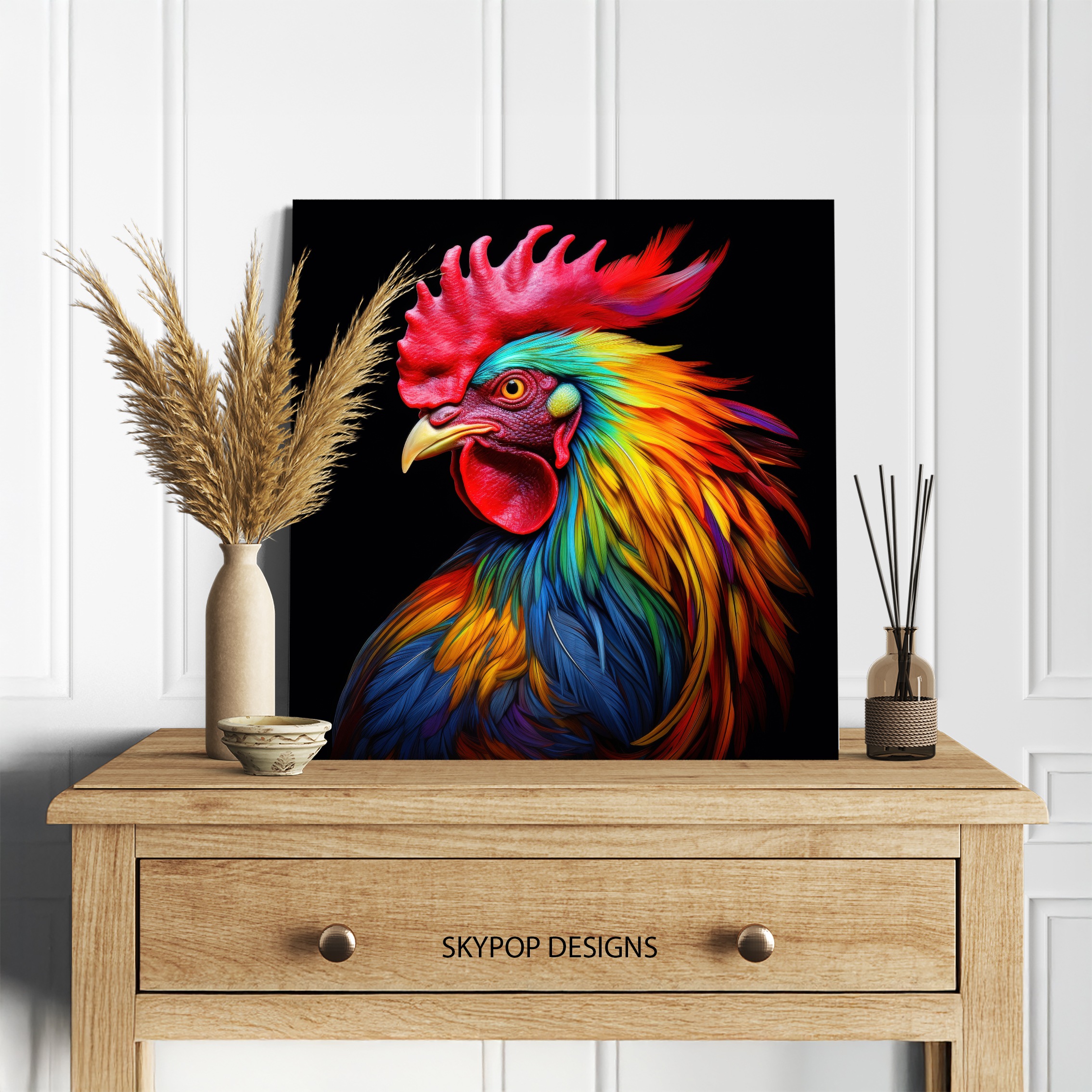 5.jpg Rooster Art