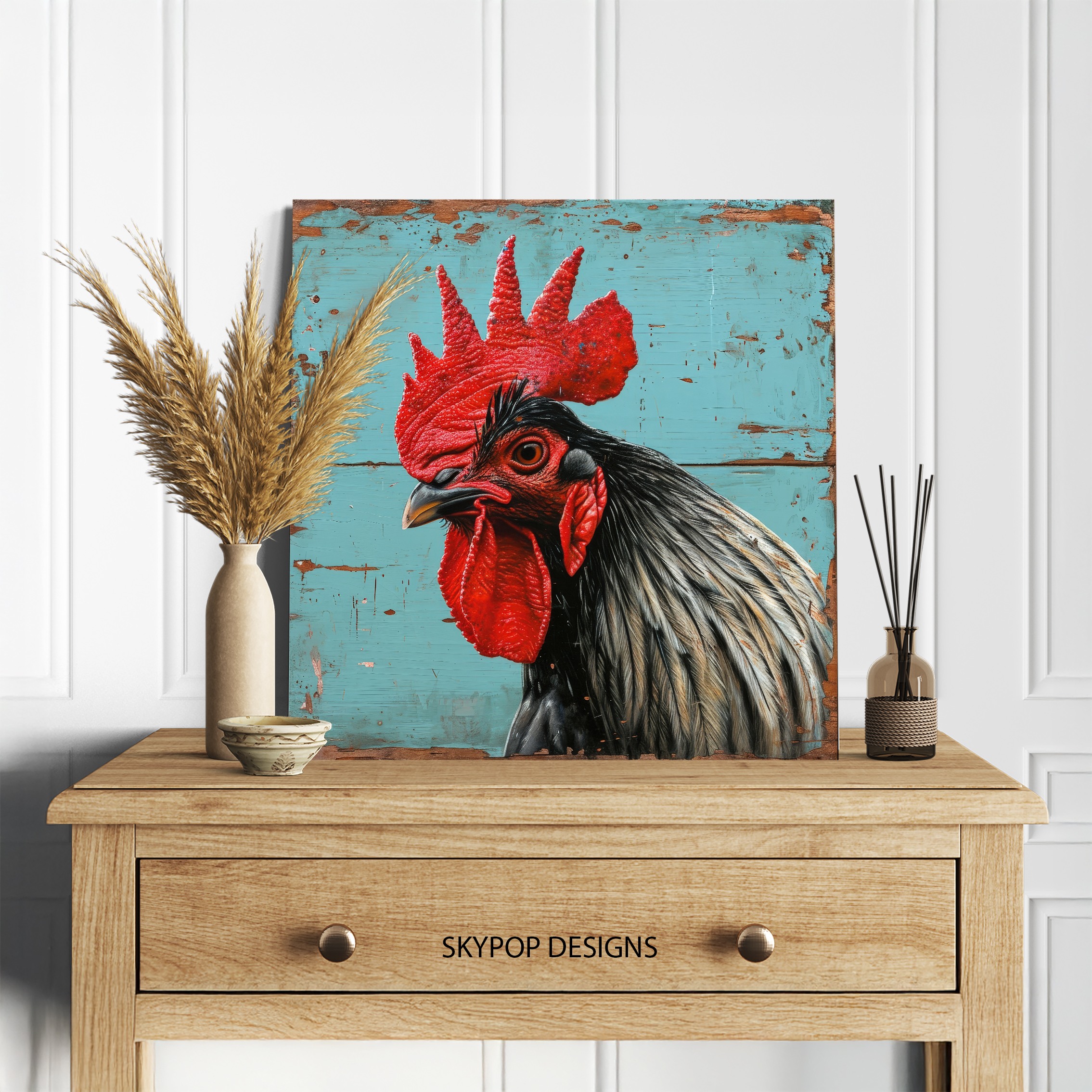 5.jpg Rooster Art