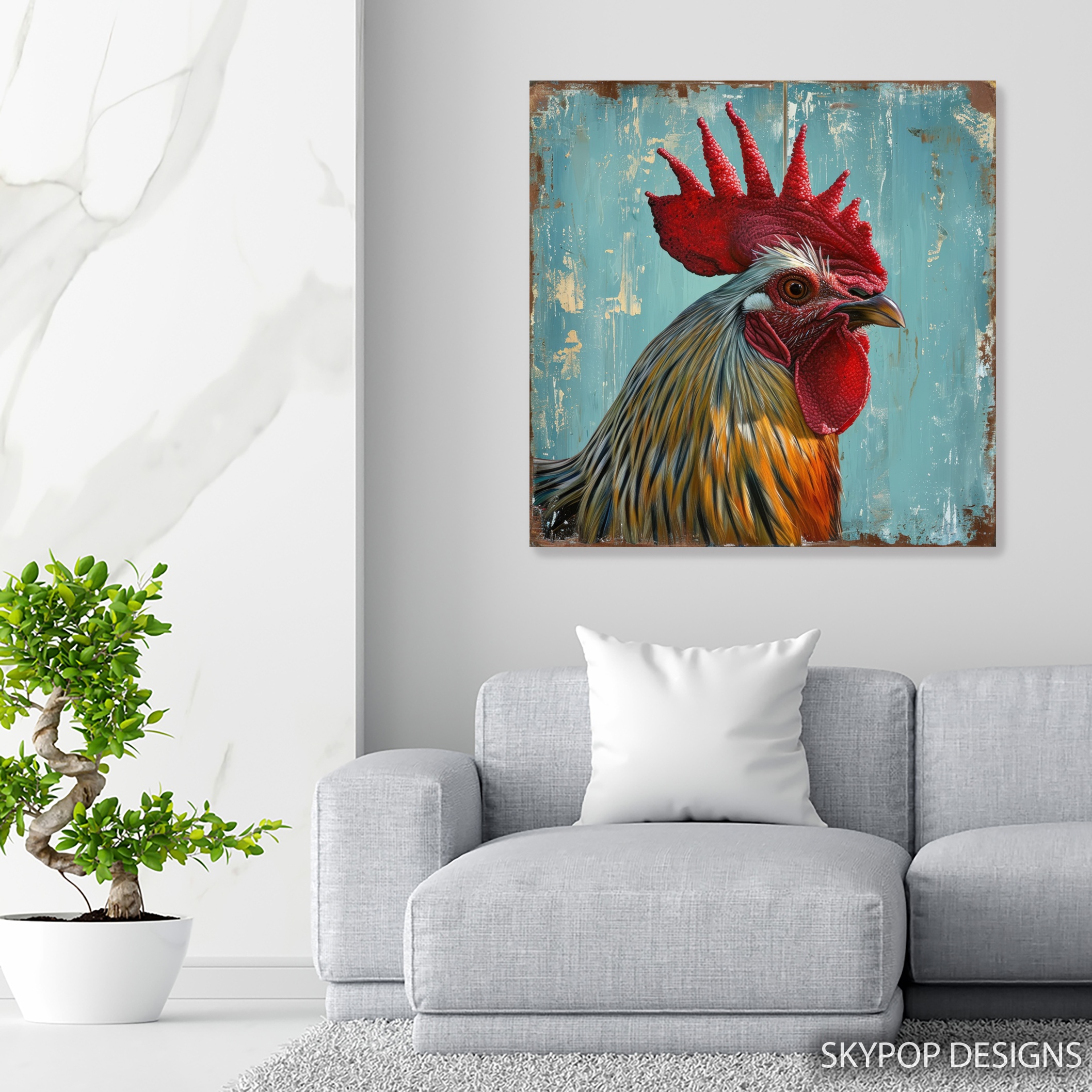 5.jpg Rooster Art