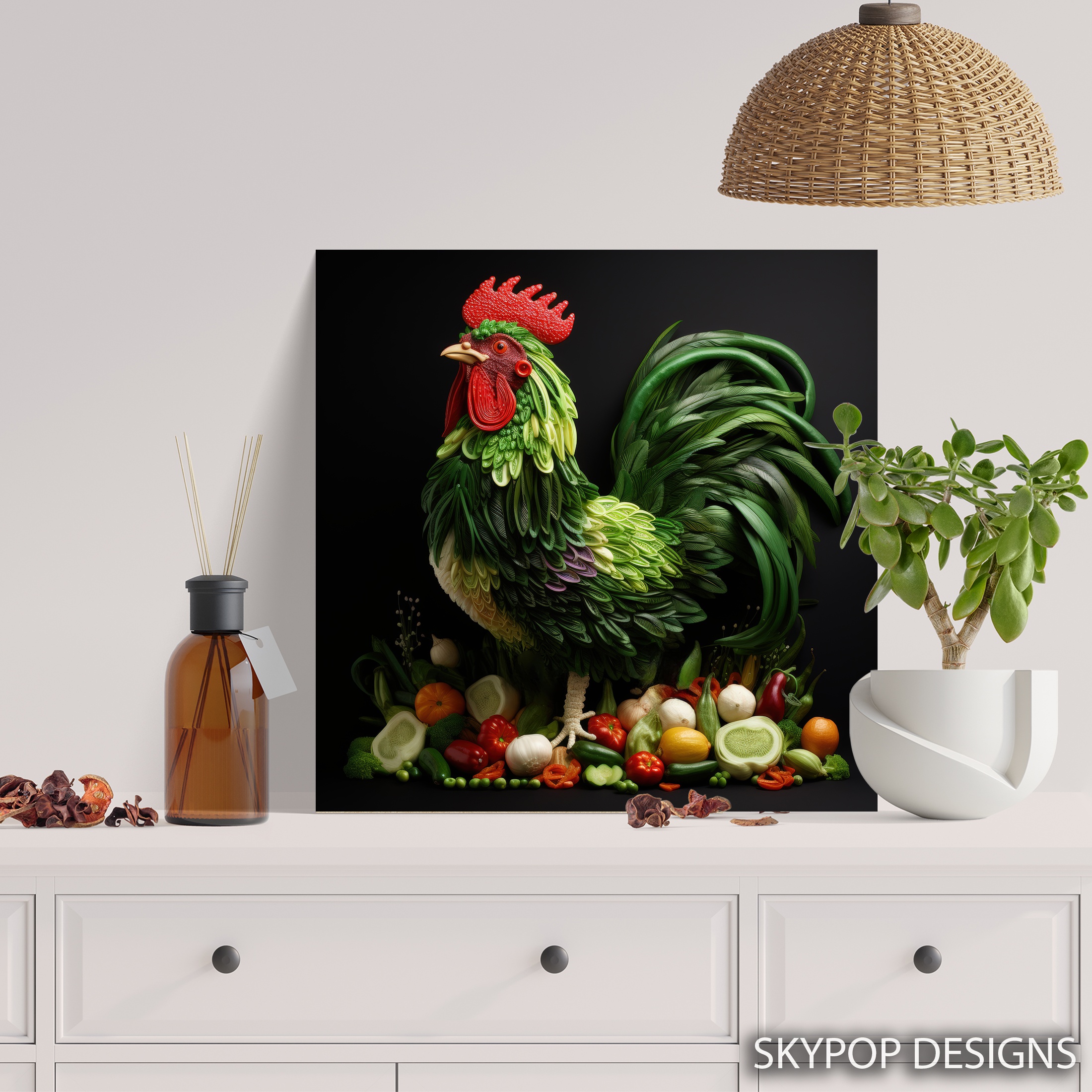 5.jpg Rooster Art
