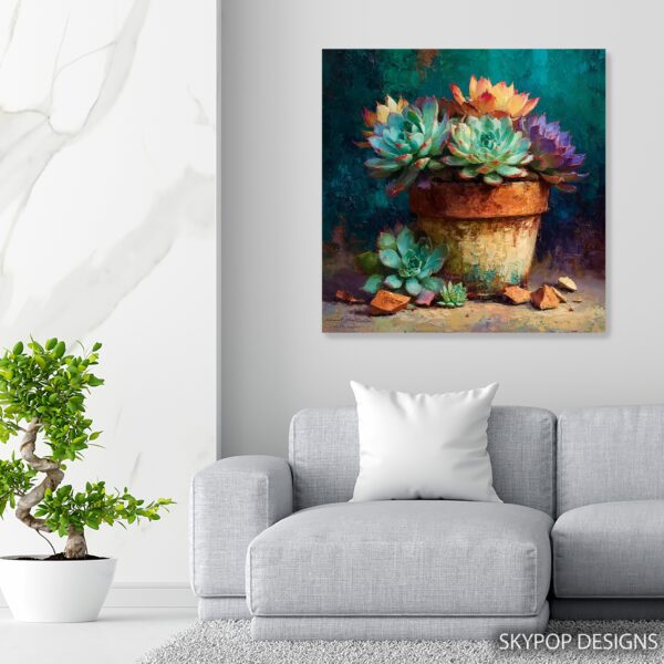 Succulent Pot Art