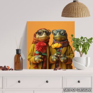 Turtle Couple Art