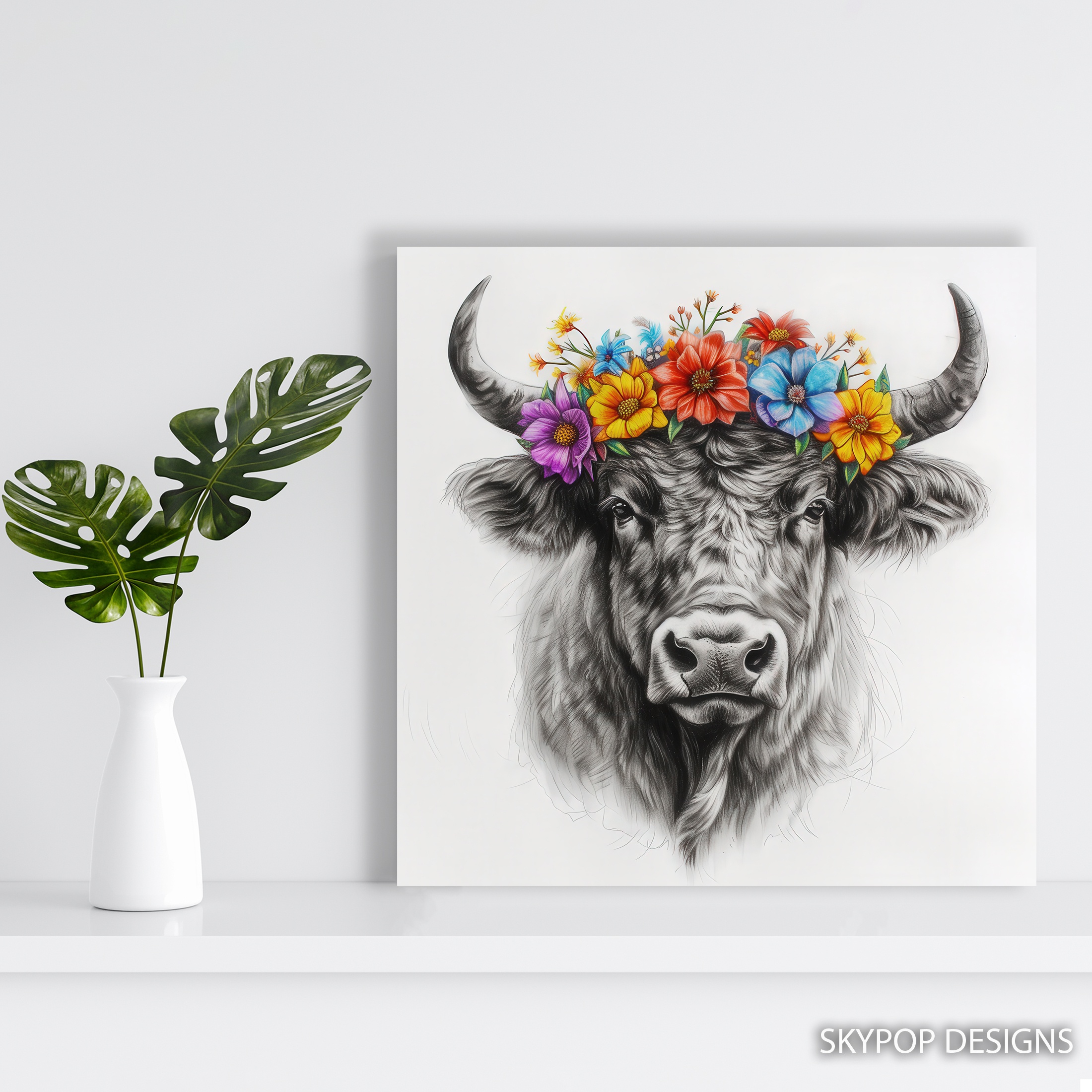 5.jpg Highland Cow Art