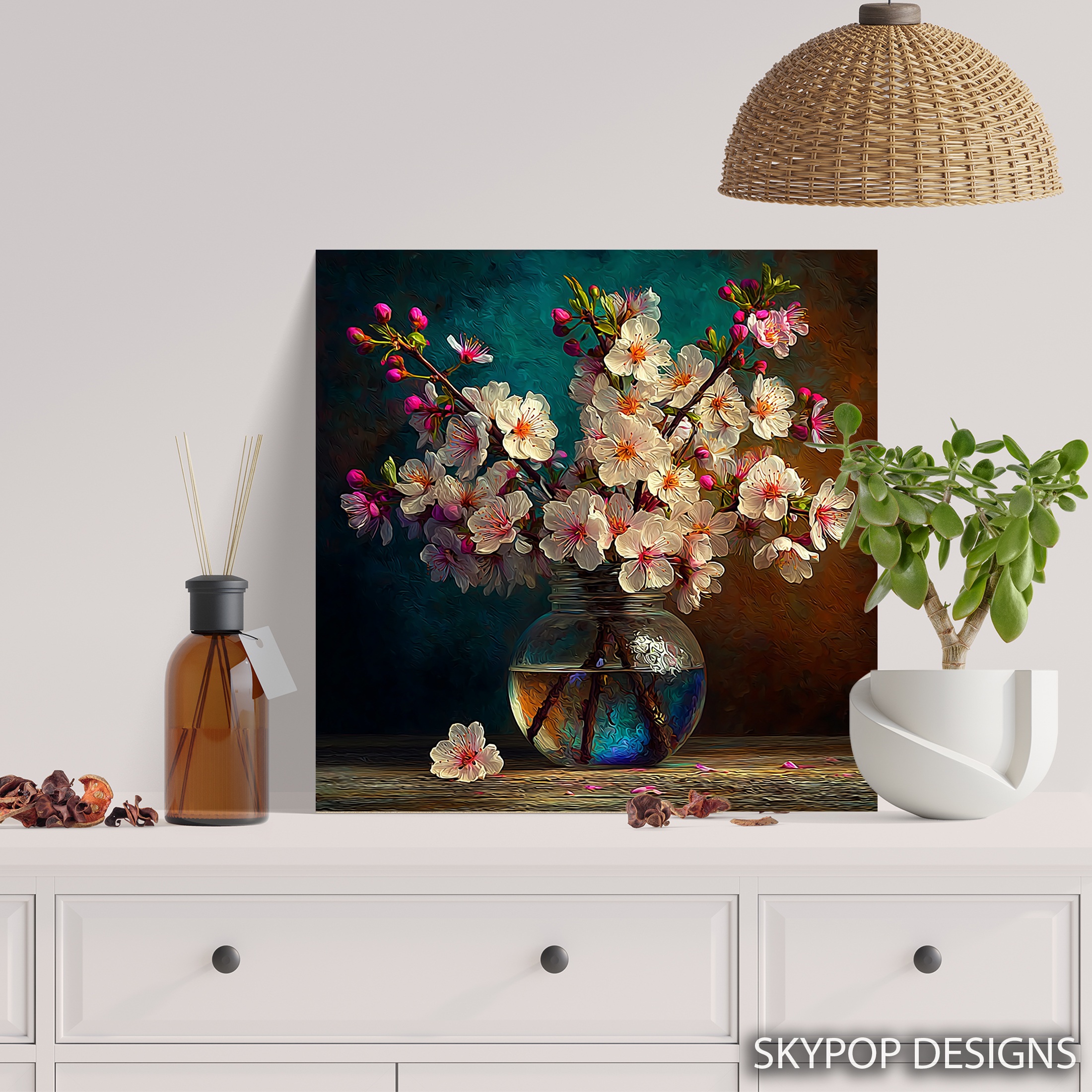5.jpg Cherry Blossom Vase Art