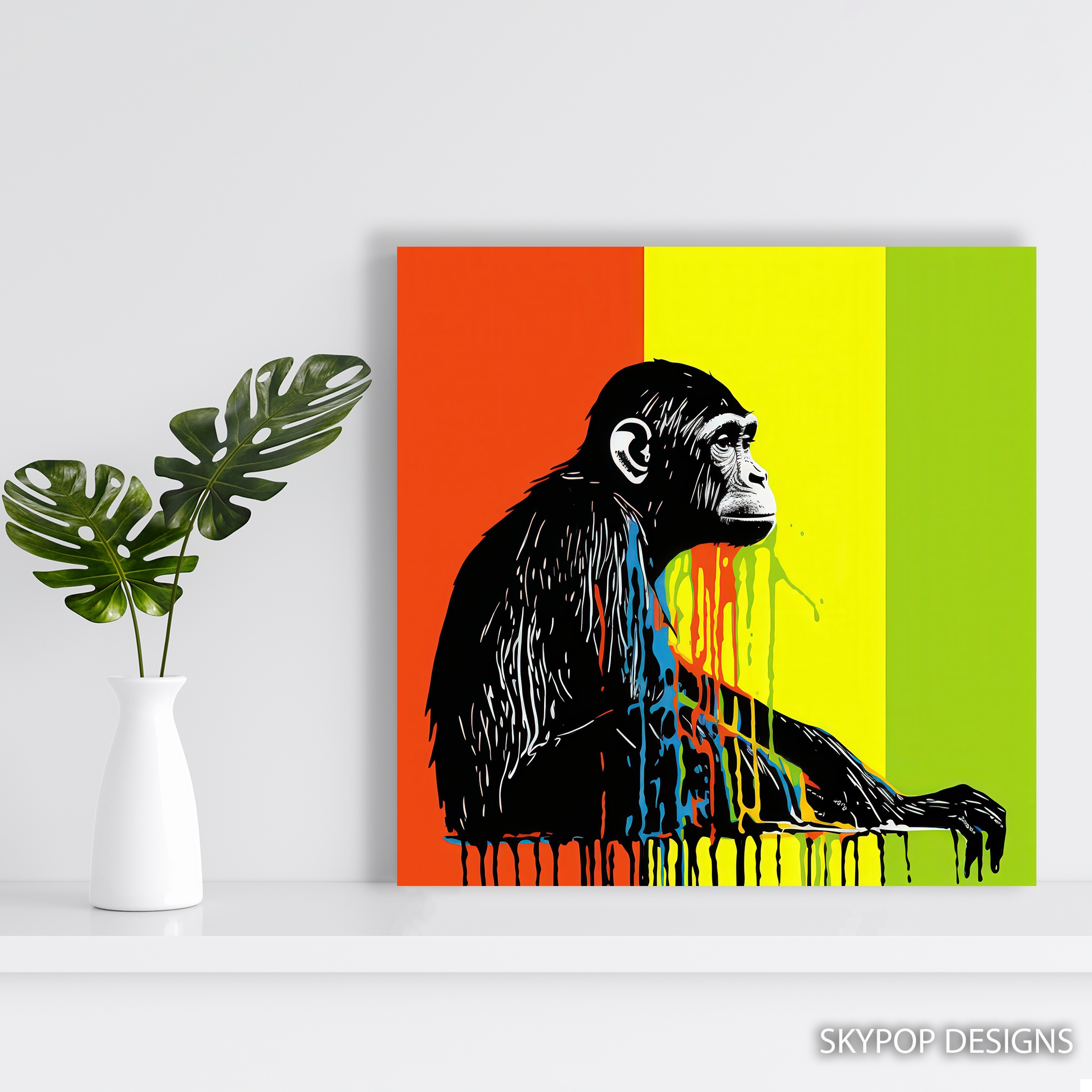 5.jpg Chimpanzee Art