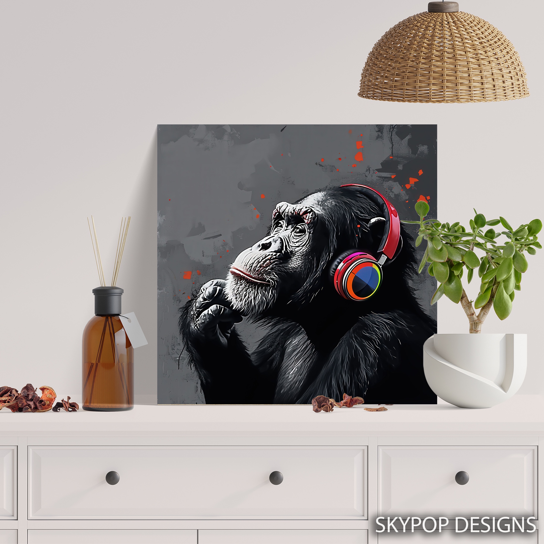 5.jpg Chimpanzee Art