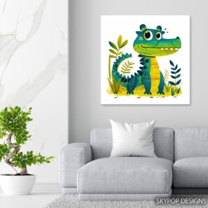 Friendly Crocodile Art