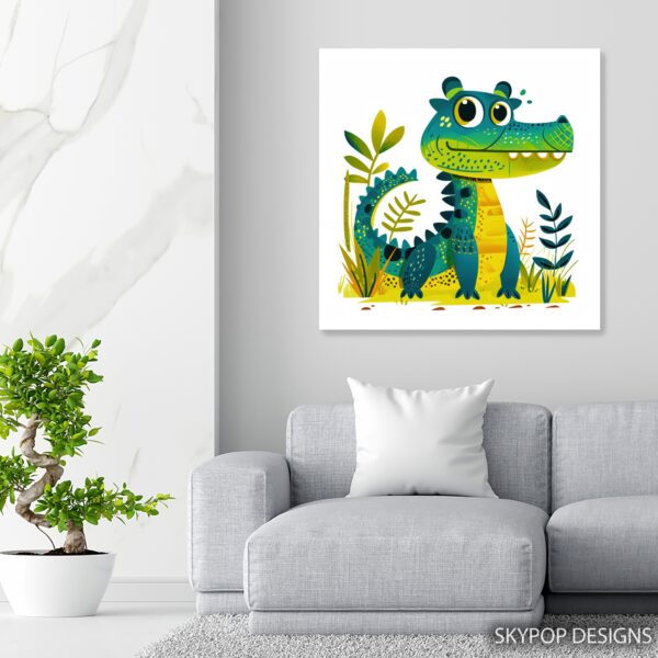 Friendly Crocodile Art
