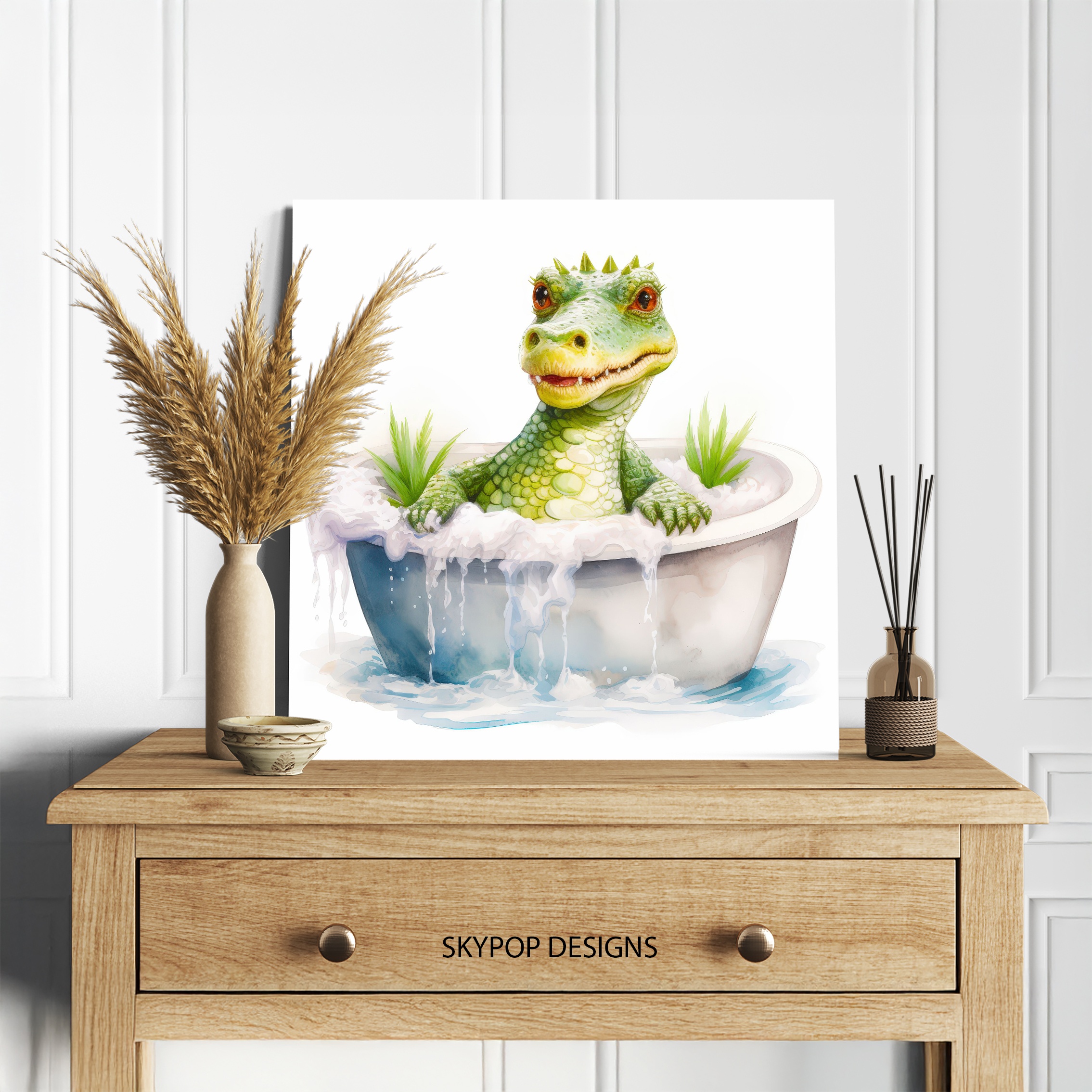 5.jpg Crocodile Art