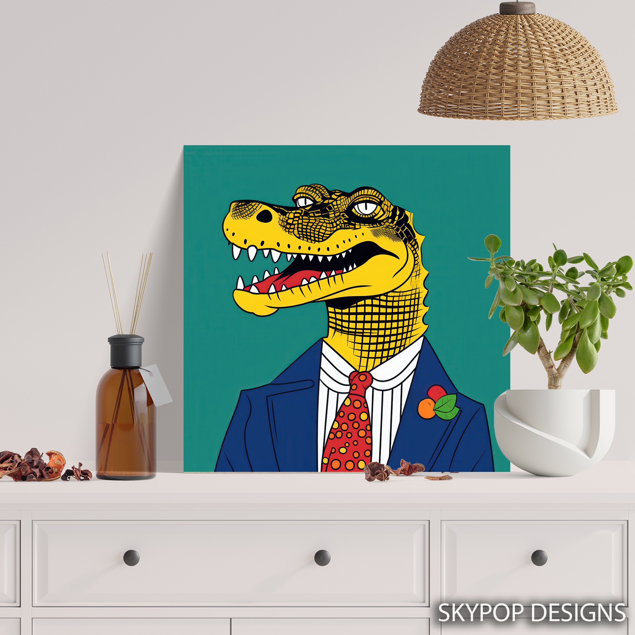 5.jpg Crocodile Art
