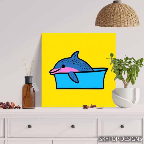 Dolphin Splash Fun Art
