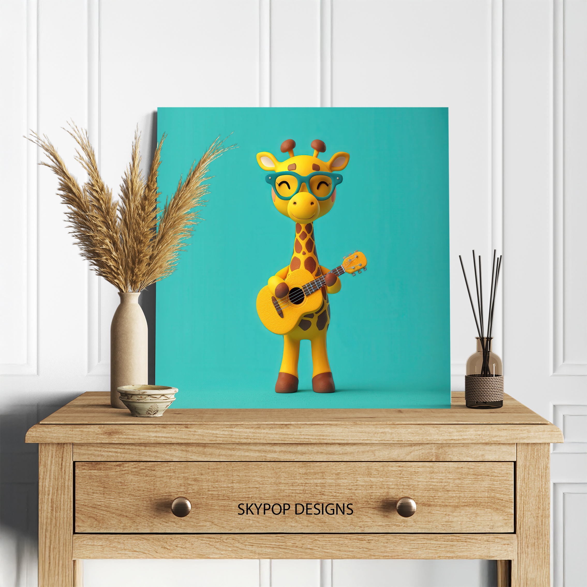 5.jpg Giraffe Music Art