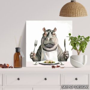 Hippopotamus Art