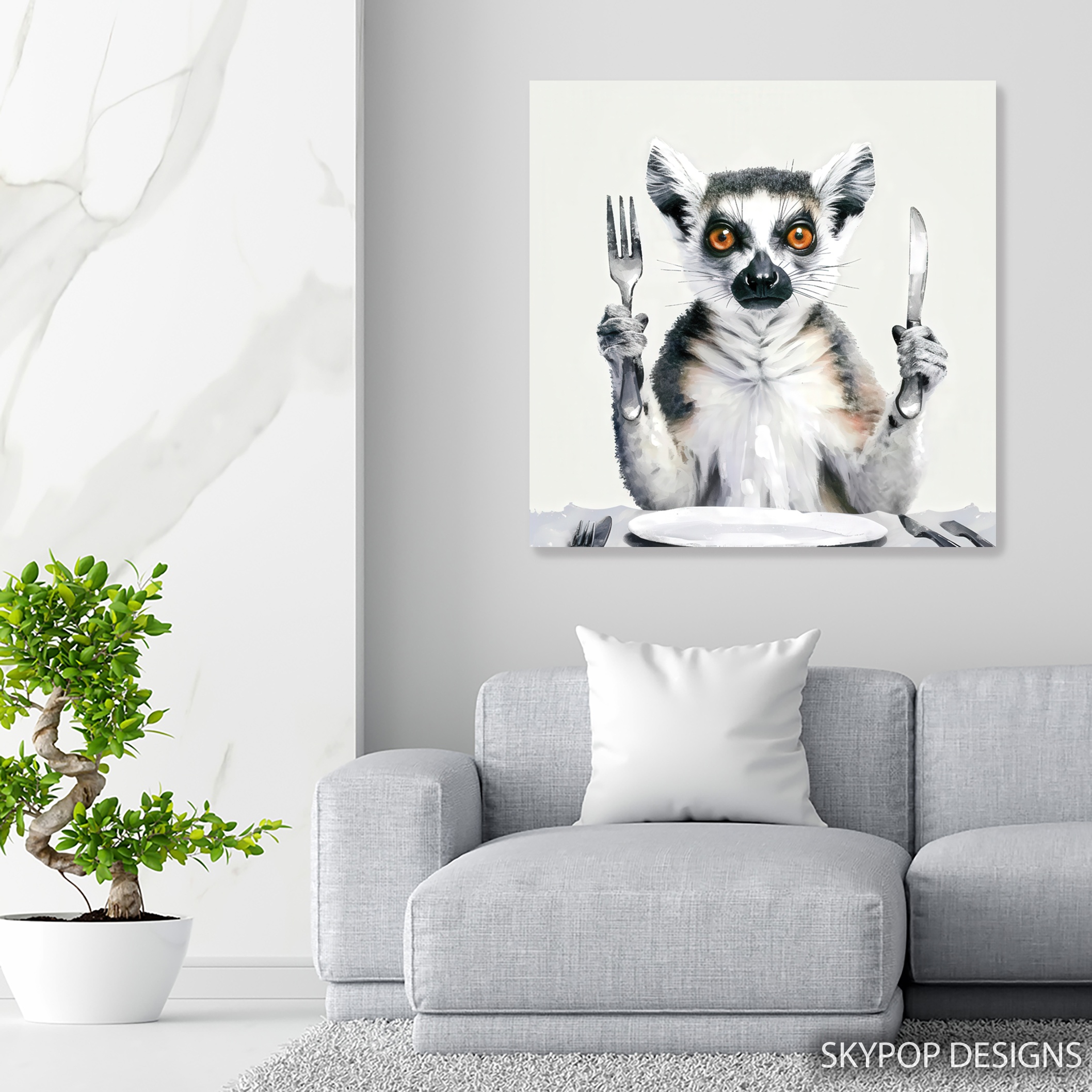 5.jpg Lemur Dining Art