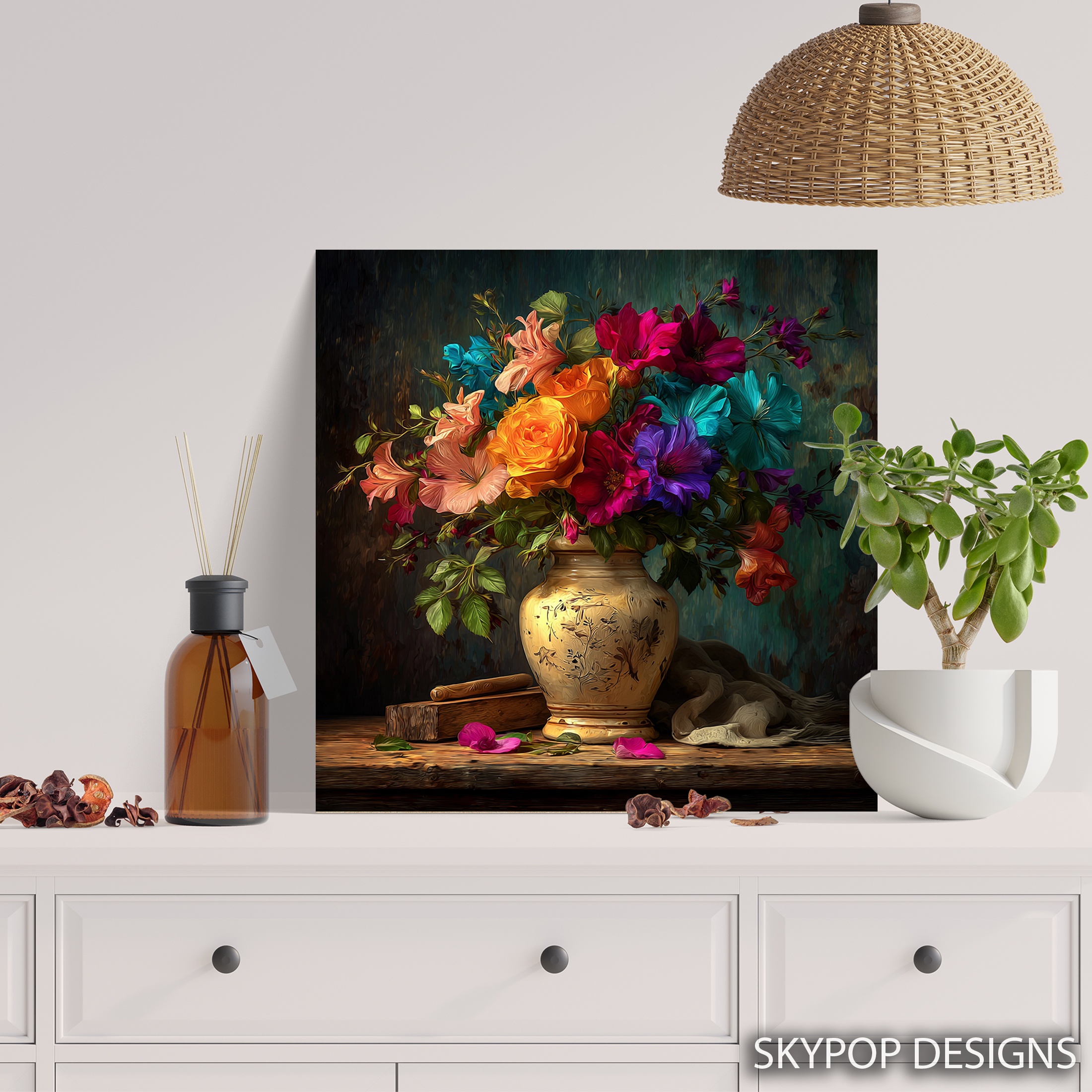5.jpg Vibrant Floral Still Life Art