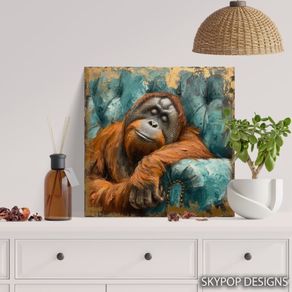 Orangutan Portrait Art