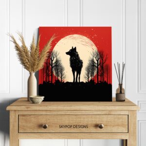 Wolf Moon Art