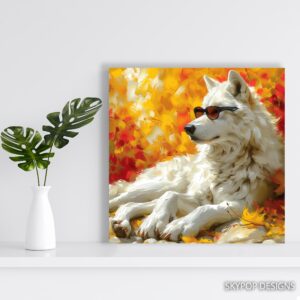 White Wolf Art