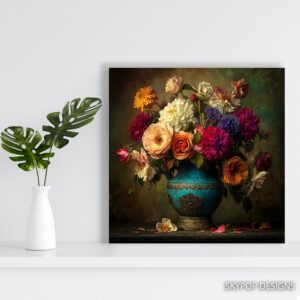 Floral Vase Art