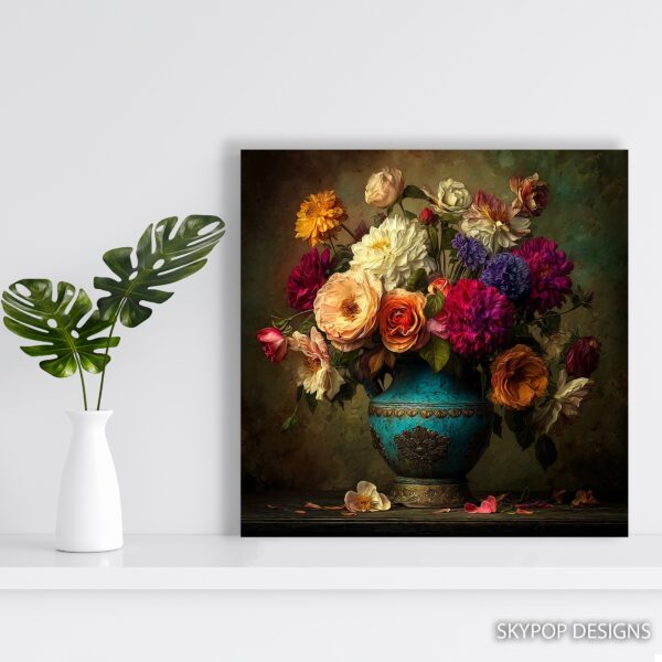 Floral Vase Art