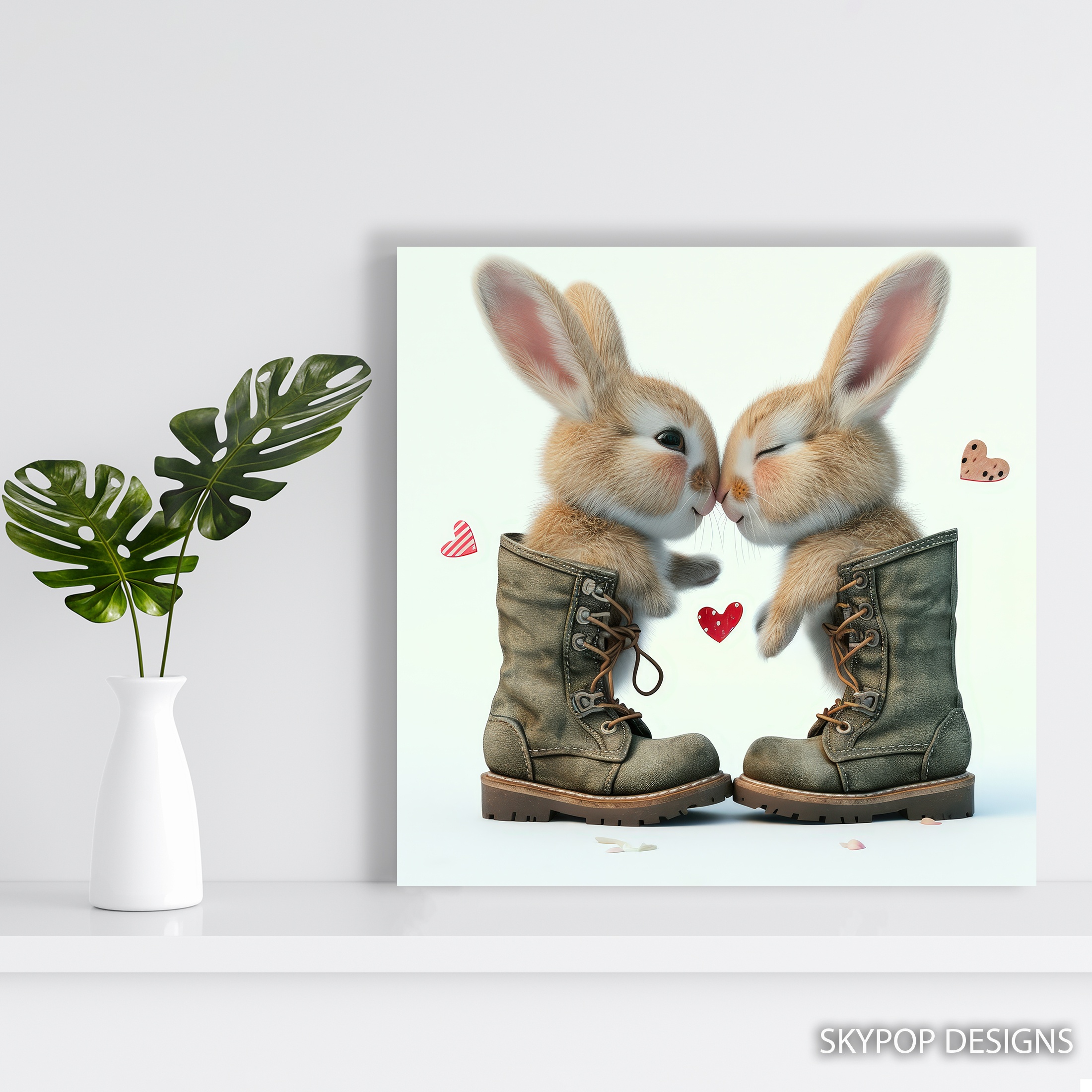 5.jpg Bunny Kisses in Boots Art