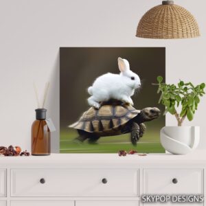 Bunny Tortoise Art