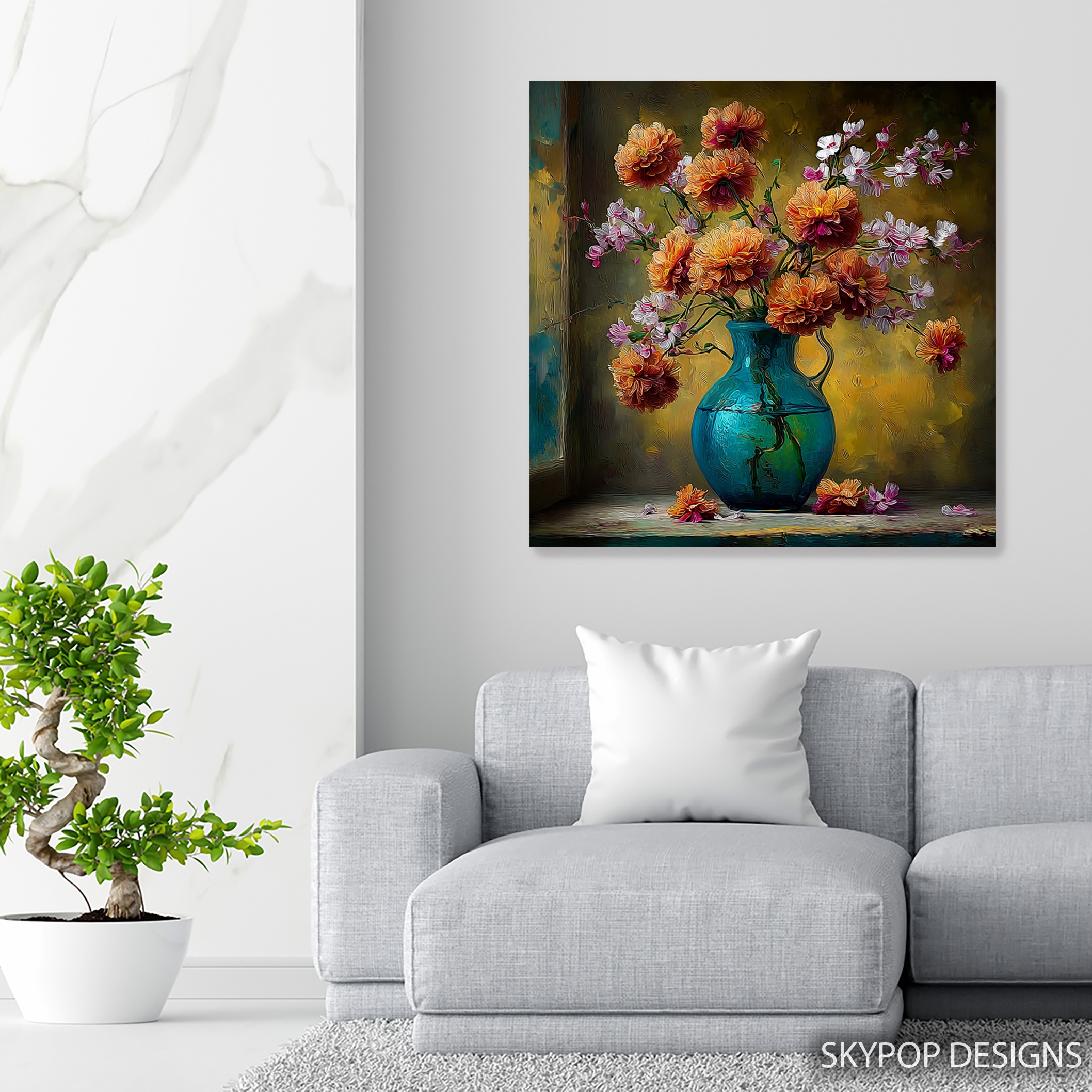 5.jpg Vibrant Floral Arrangement Art