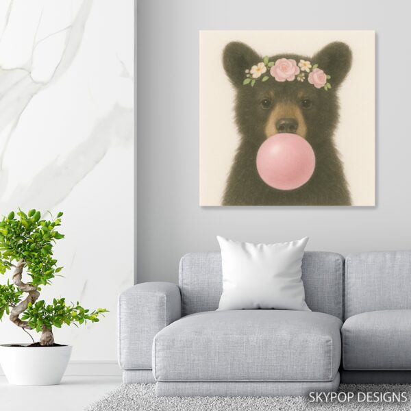Bear Bubble Gum Art