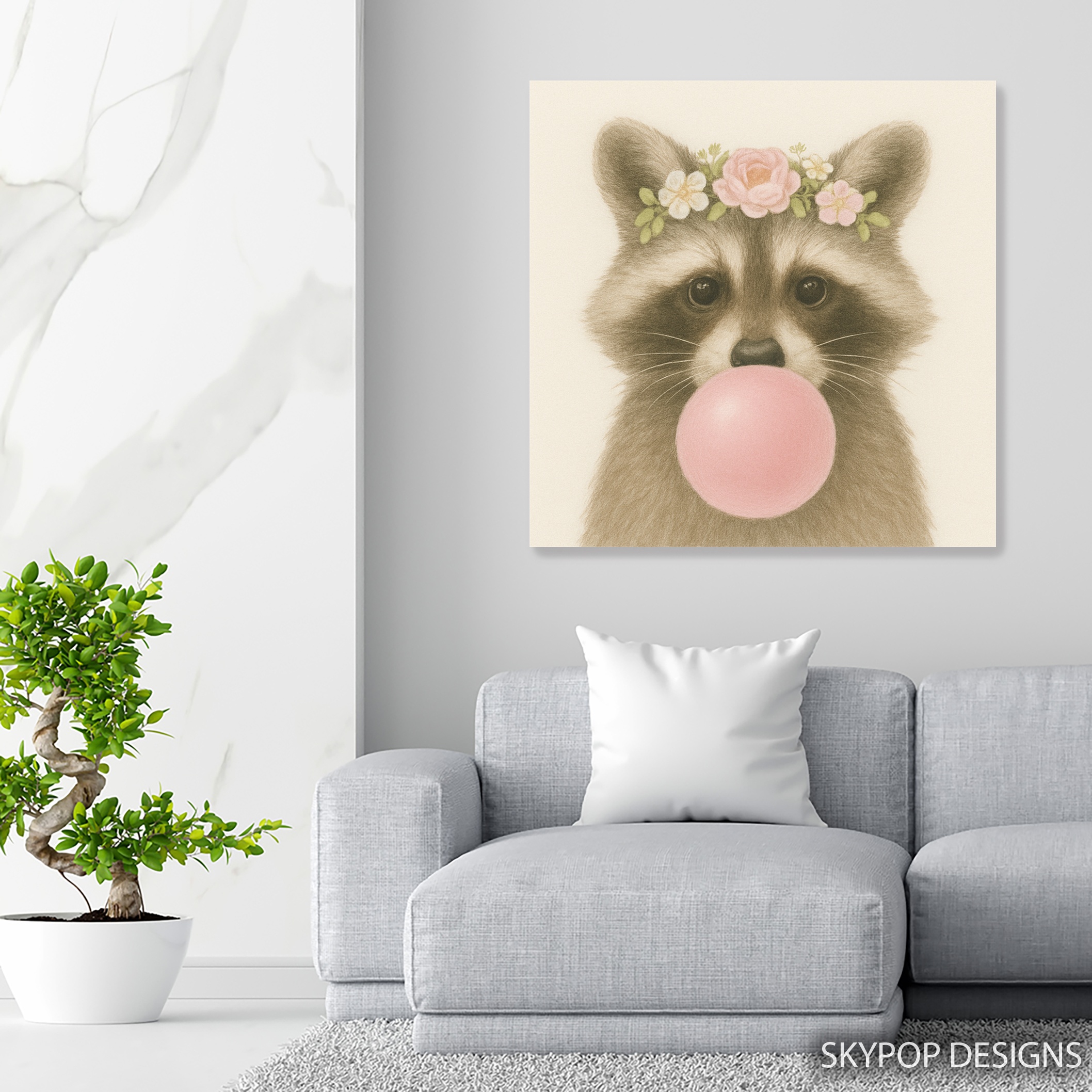 5.jpg Raccoon Art