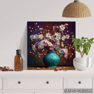 Cherry Blossom Vase Art