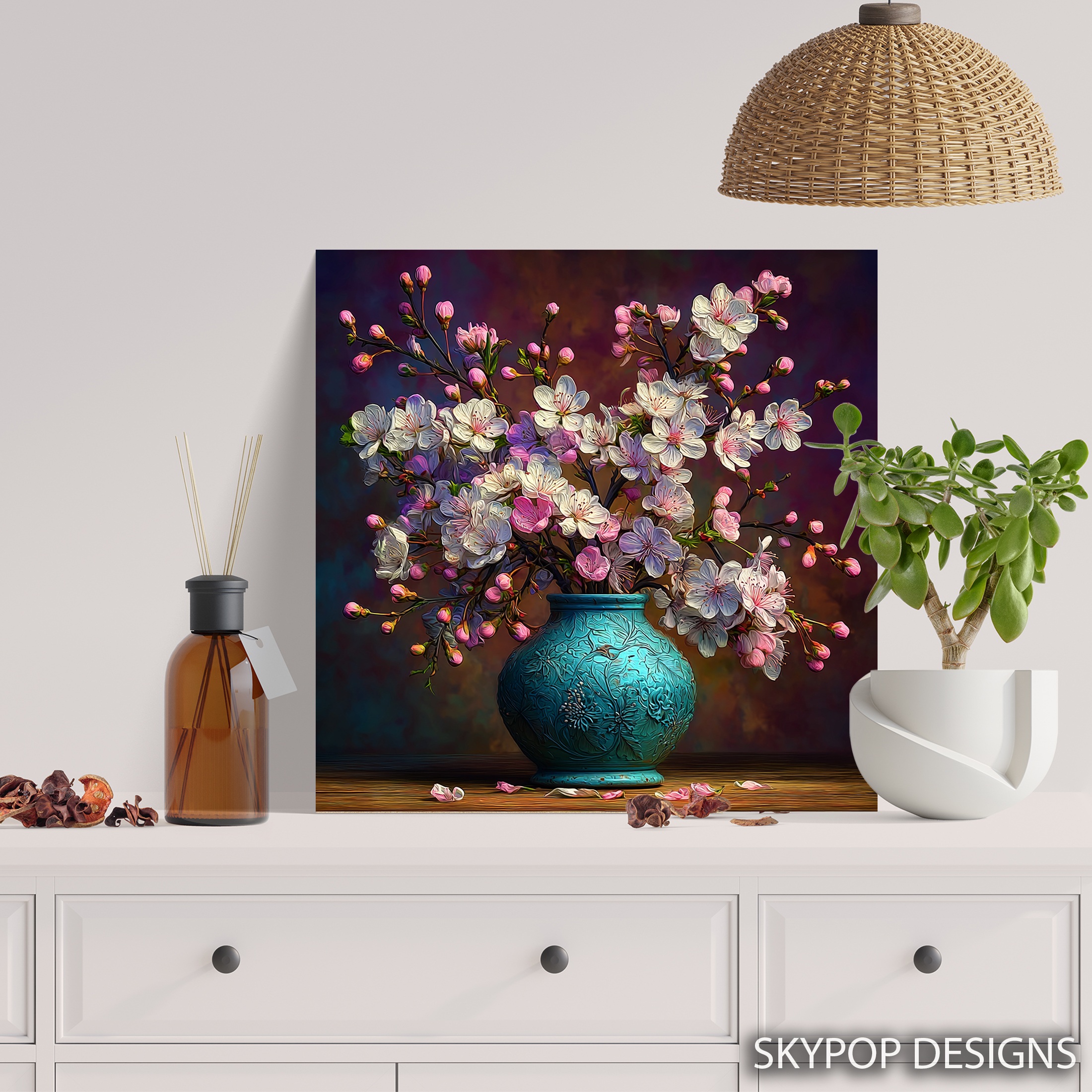 5.jpg Cherry Blossom Vase Art