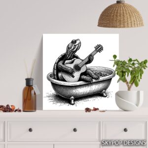 Turtle Bath Art