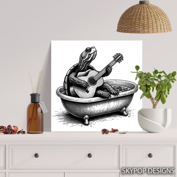 Turtle Bath Art