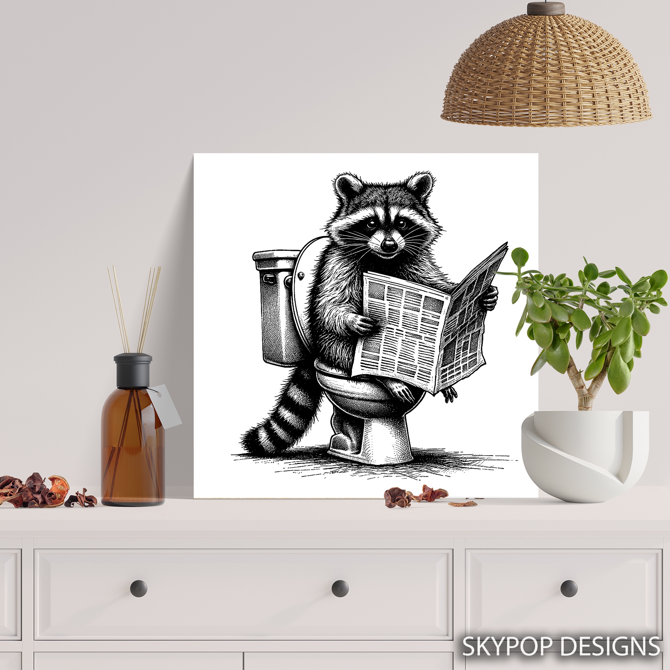 5.jpg Raccoon Art
