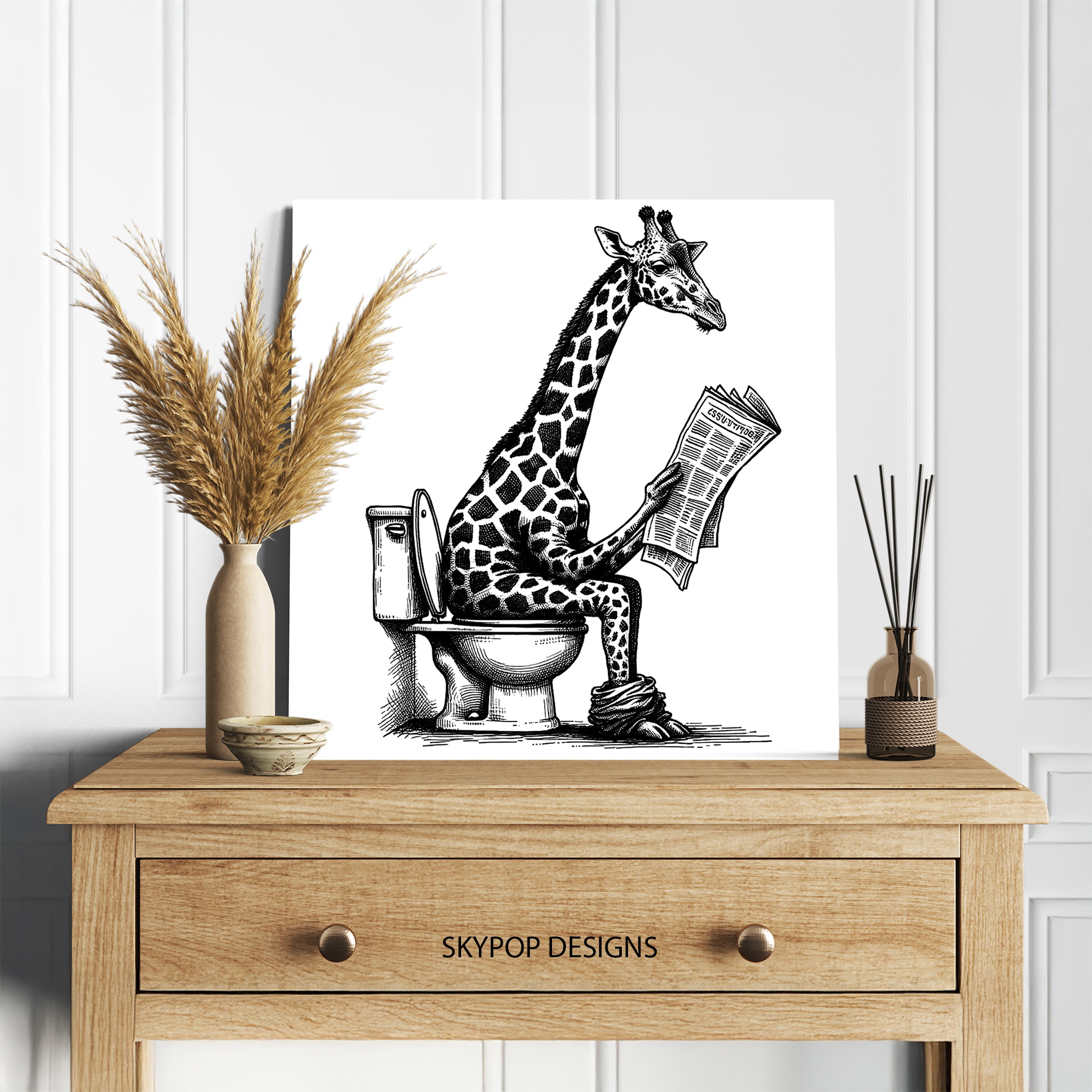 5.jpg Giraffe Art
