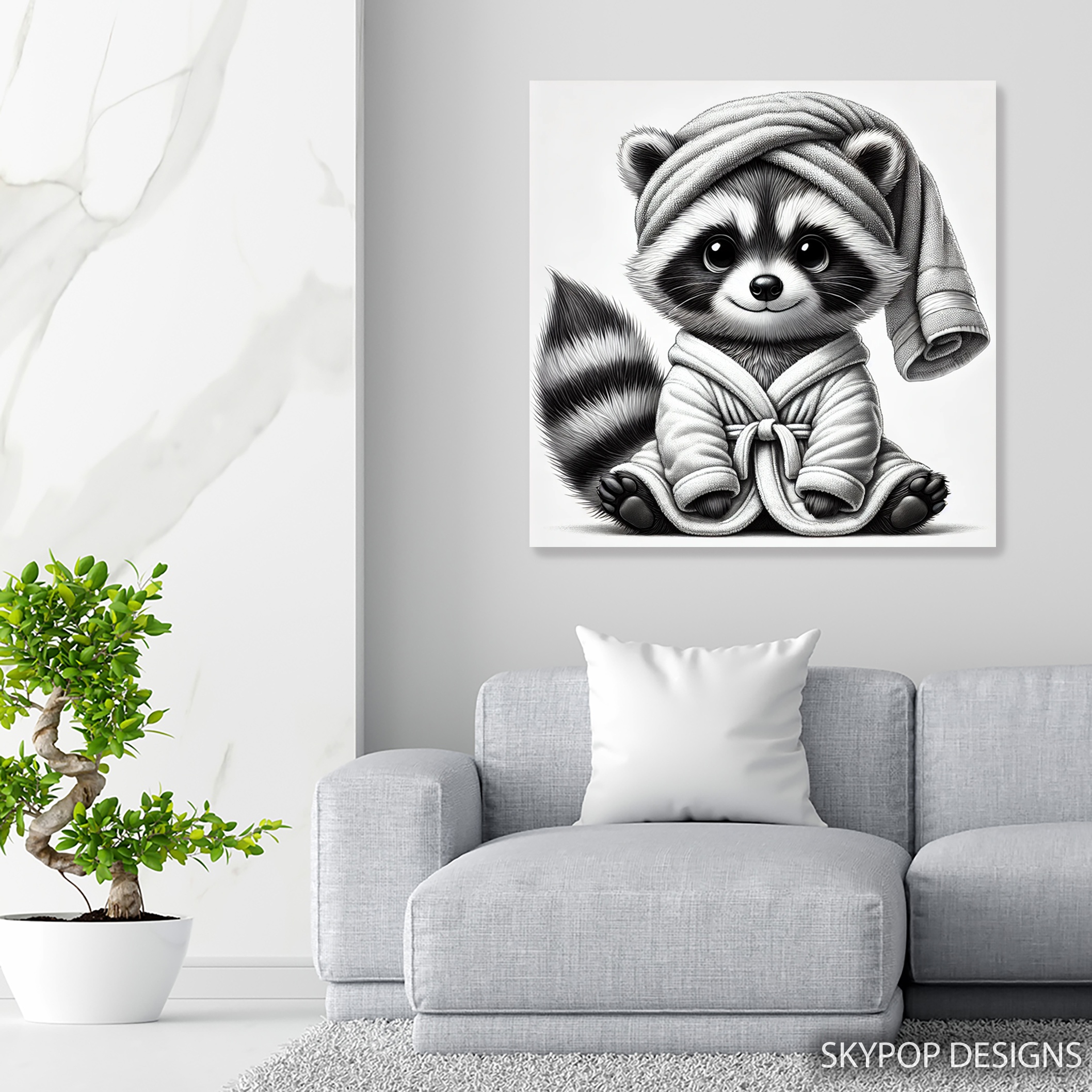 5.jpg Raccoon Art