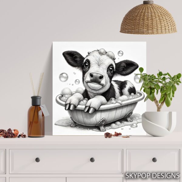 Cow Bath Art