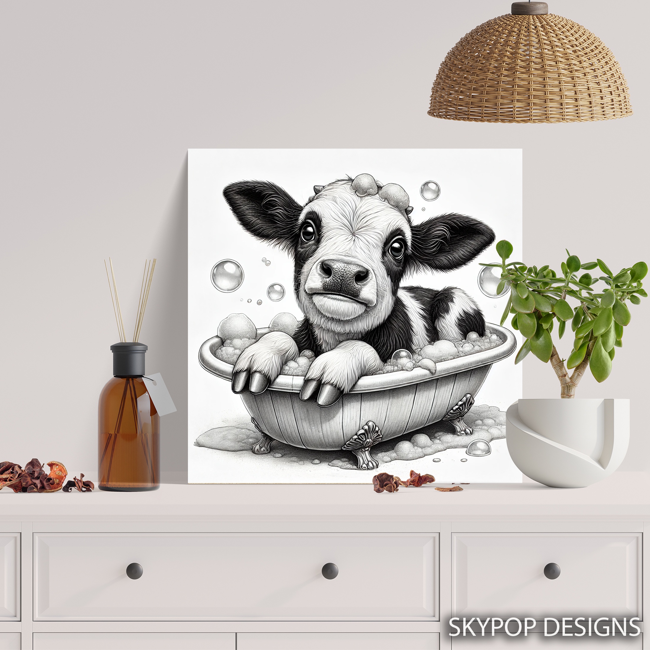 5.jpg Cow Bath Art